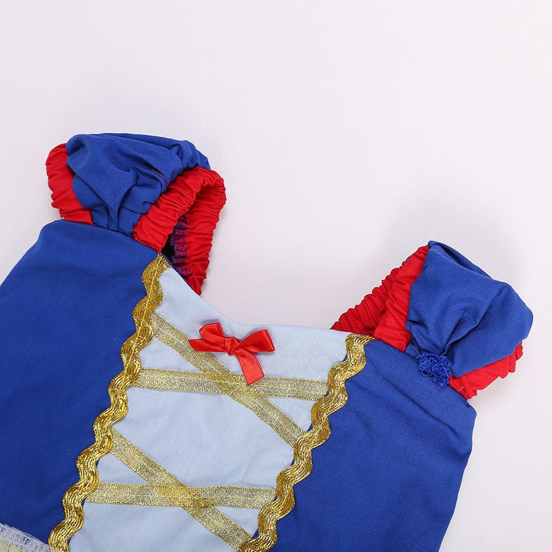 Glamorous Elegant Shirt Mesh Bubble Skirt Children's Dress