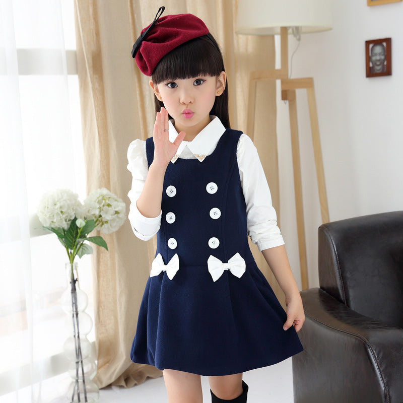 Children's Delivery Medium Large Sleeveless Jumper Chiffon Children's Dress