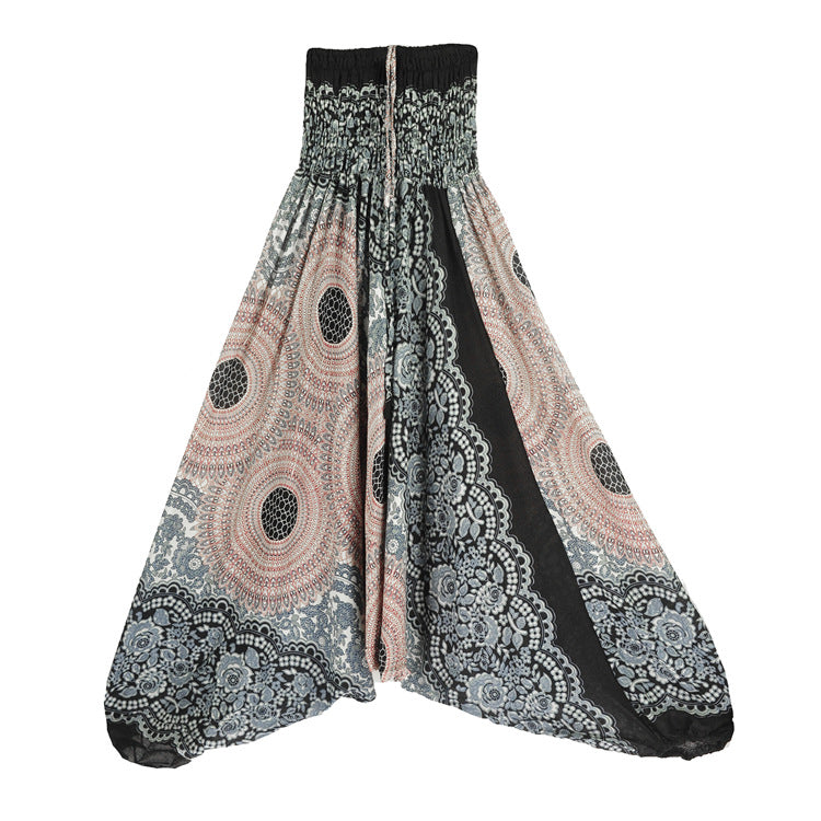 Rayon Yoga Clothes Bohemian Saggy Ethnic Casual Pants