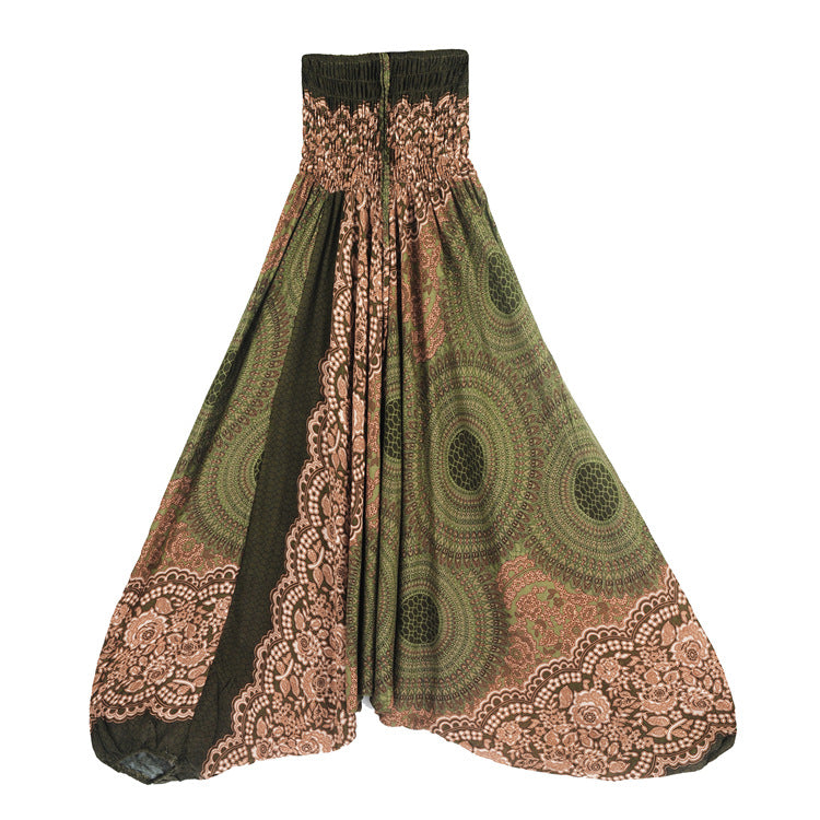 Rayon Yoga Clothes Bohemian Saggy Ethnic Casual Pants