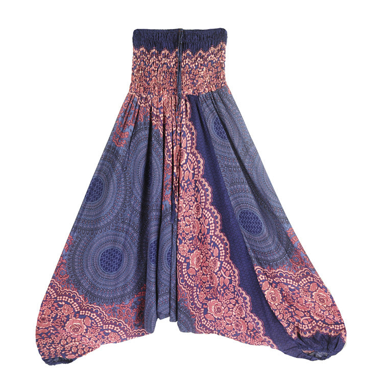 Rayon Yoga Clothes Bohemian Saggy Ethnic Casual Pants