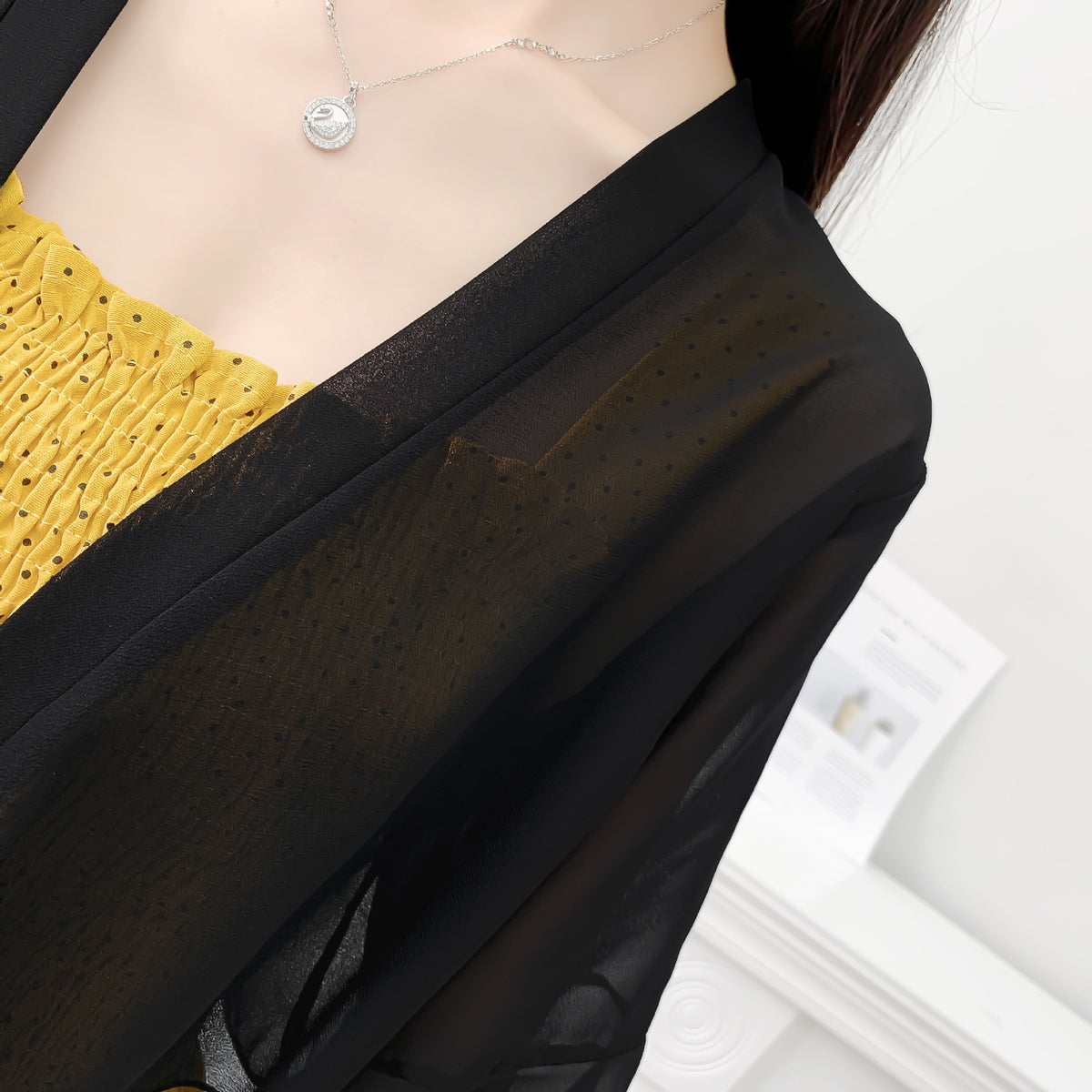 Women's Style Sun Protection Fashion Wear Black Clothing