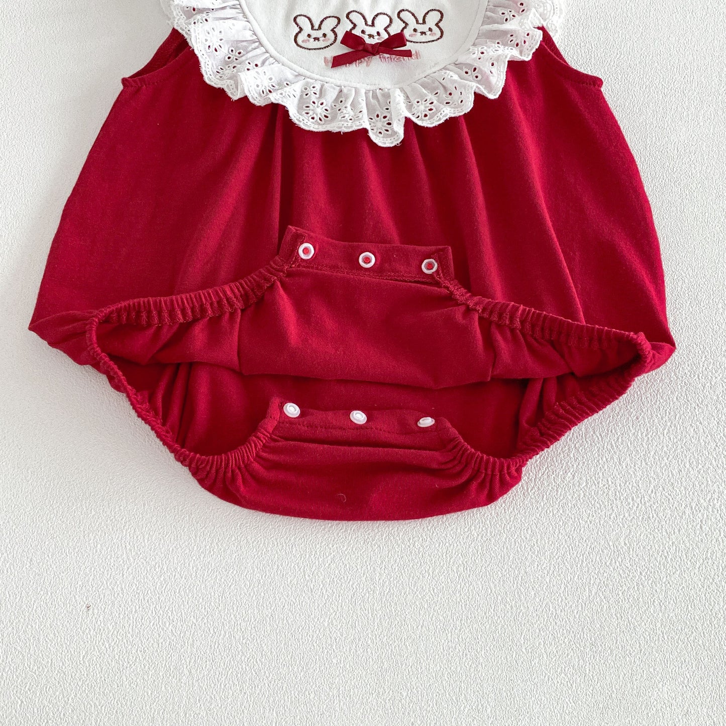 Summer Thin Cute Bunny Jumpsuit Days Old One Year Jumpsuit, Climbing Suit