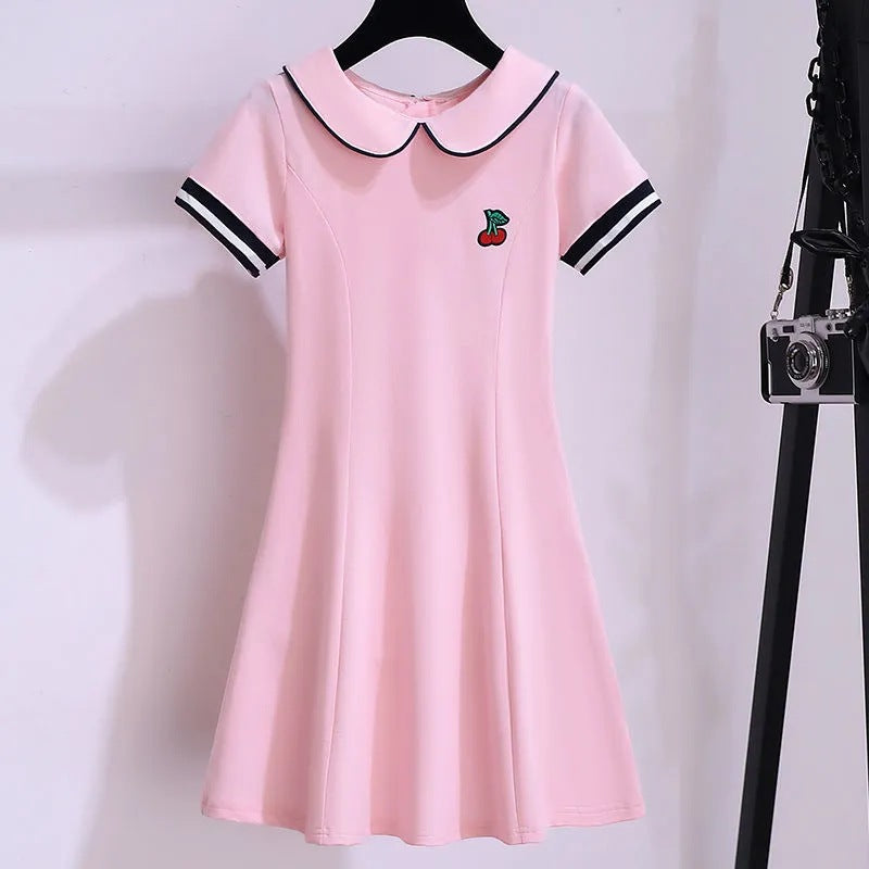 Children's Thin Sweet Western Princess Doll Collar Children's Dress