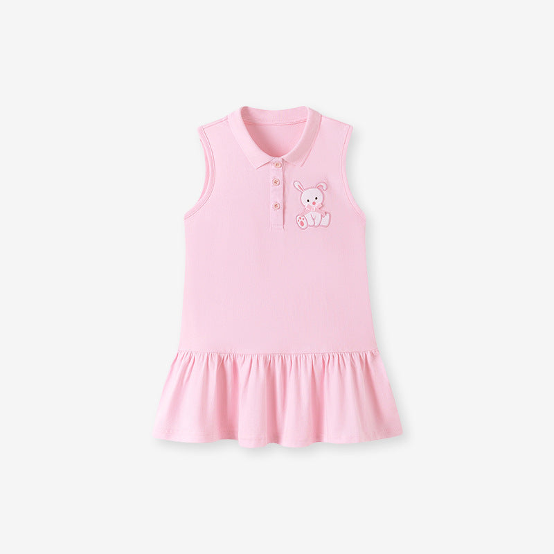 Children's Summer Sleeveless Vest Sweet Cute Shirt Children's Dress