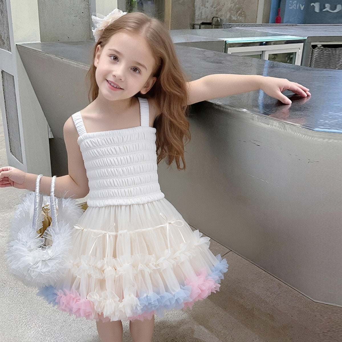 Creative Versatile Sling Princess Summer Little Children's Dress