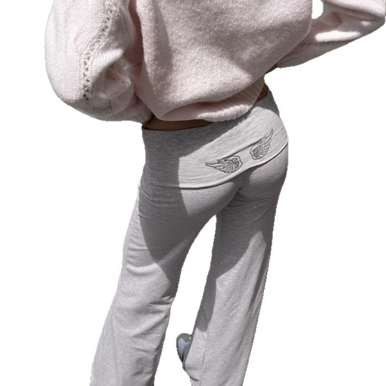Women's Wings With Paillette Pure Color Fashion Casual Suit