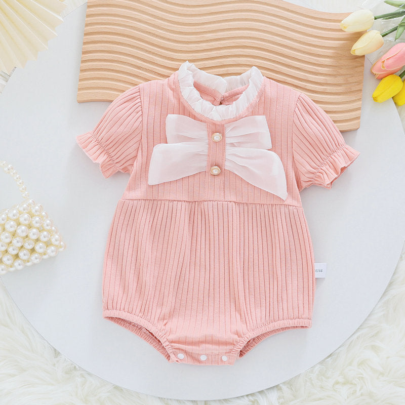 Summer Wear Born Clothes Jumpsuit First Month Old Days Romper Jumpsuit, Climbing Suit