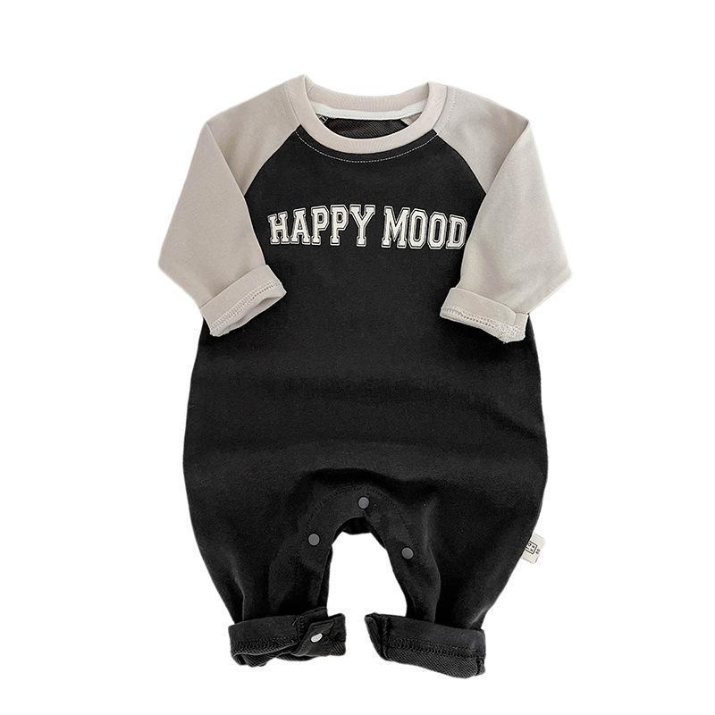 Raglan Sleeve Jumpsuit Autumn Born Clothes Rompers Outwear Jumpsuit, Climbing Suit