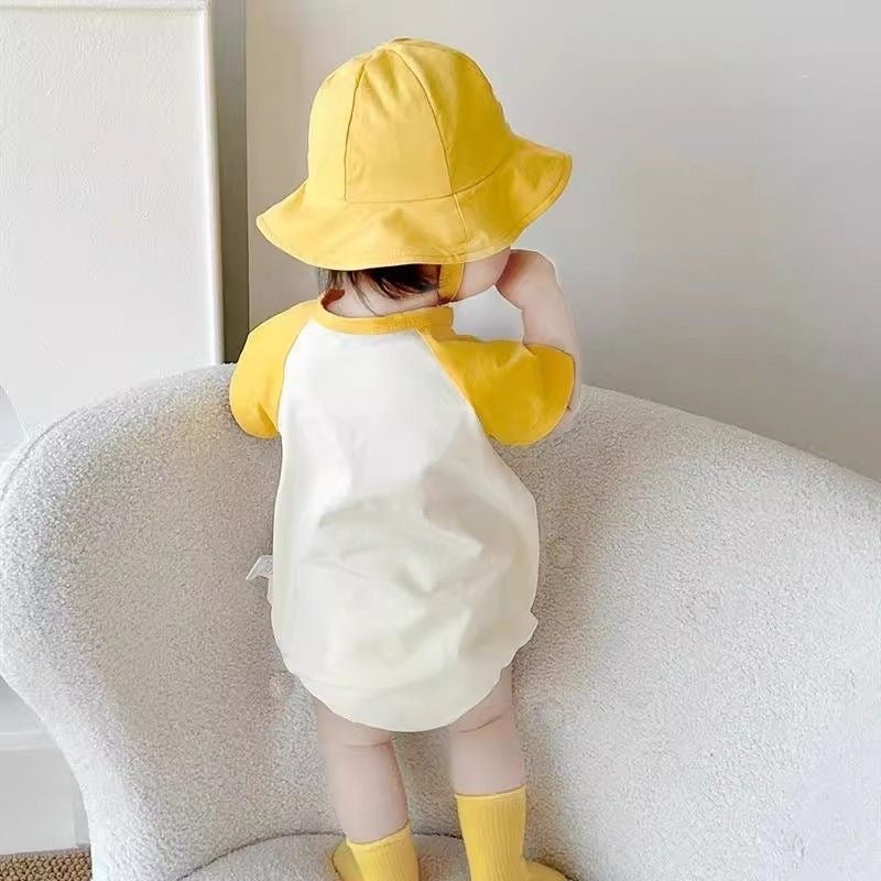 Summer Rompers Short Sleeve Cute Born Jumpsuit, Climbing Suit