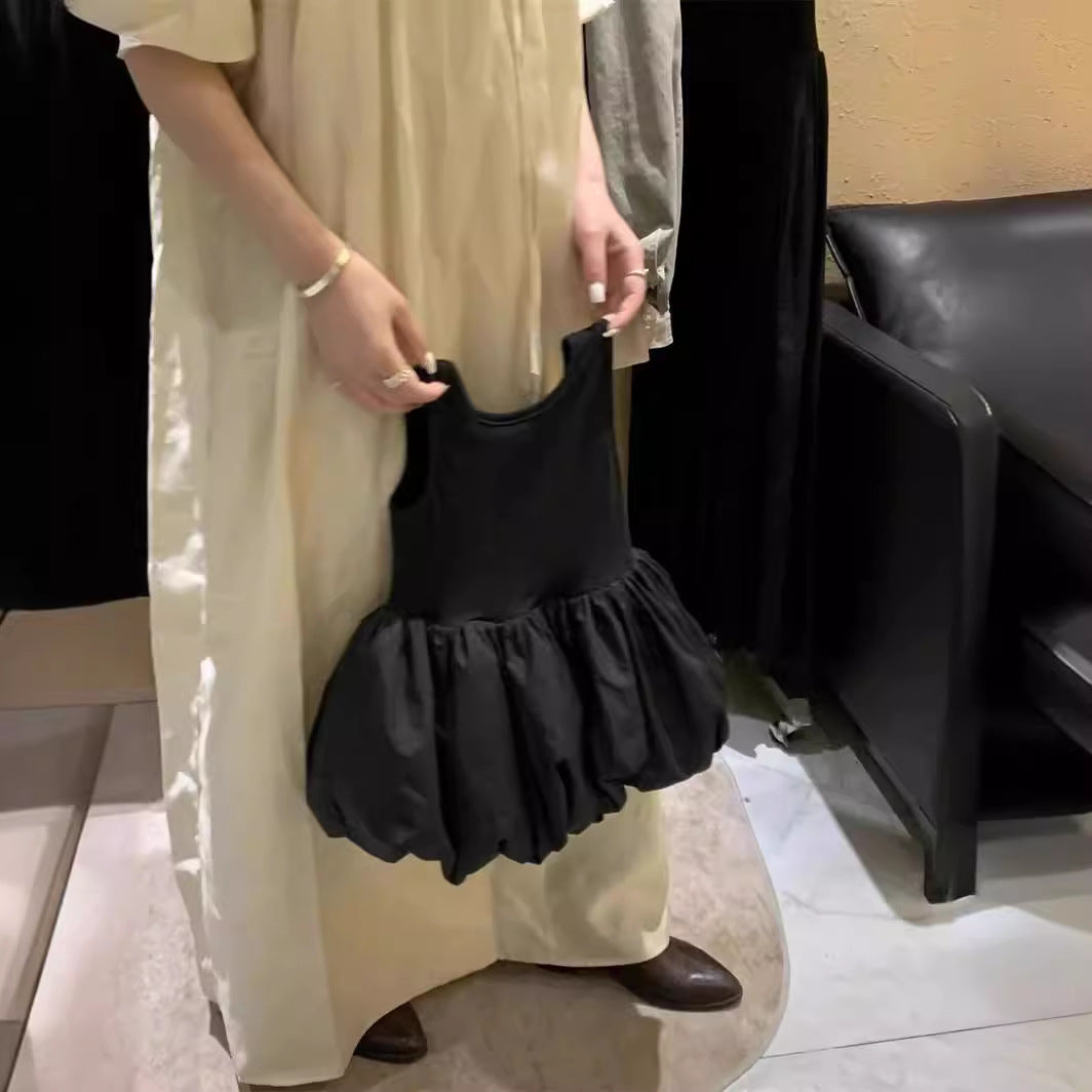 Children's Backless Black Korean Style Bud Pettiskirt Children's Dress