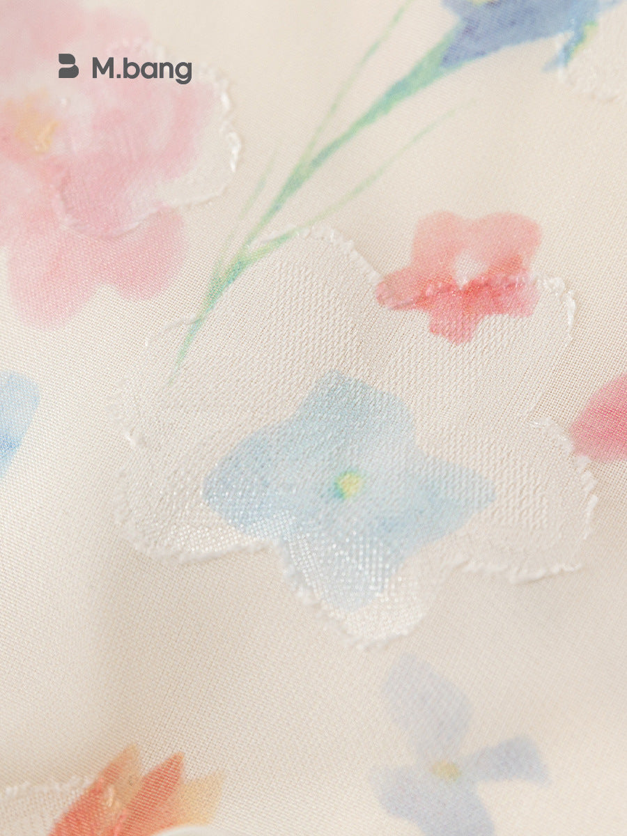 Children's Clothing Spring Flower Ankle Banded Colorful Anti Mosquito Children's Pants