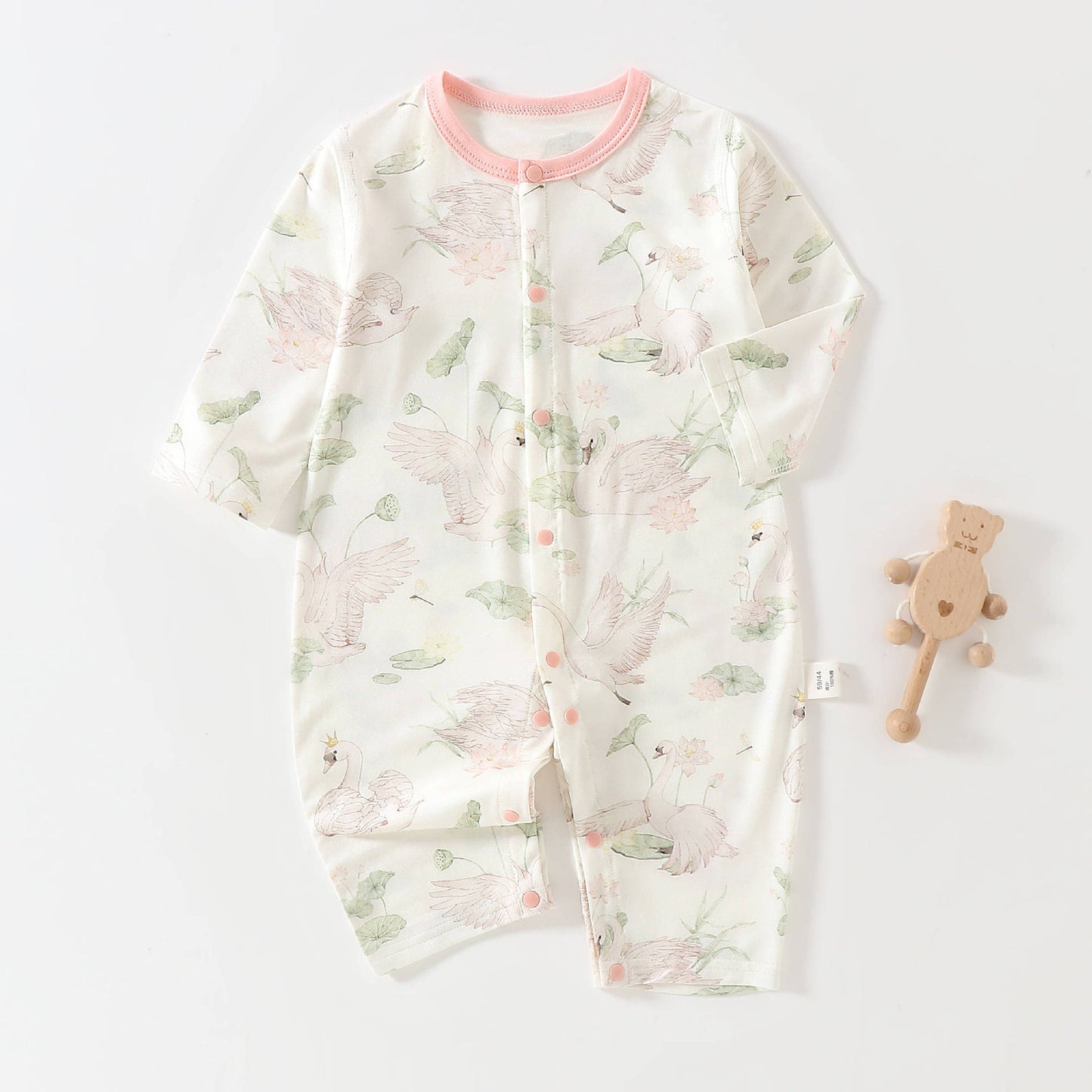 Long Sleeved Romper Infant Class Air Conditioning Clothes Boneless Jumpsuit, Climbing Suit