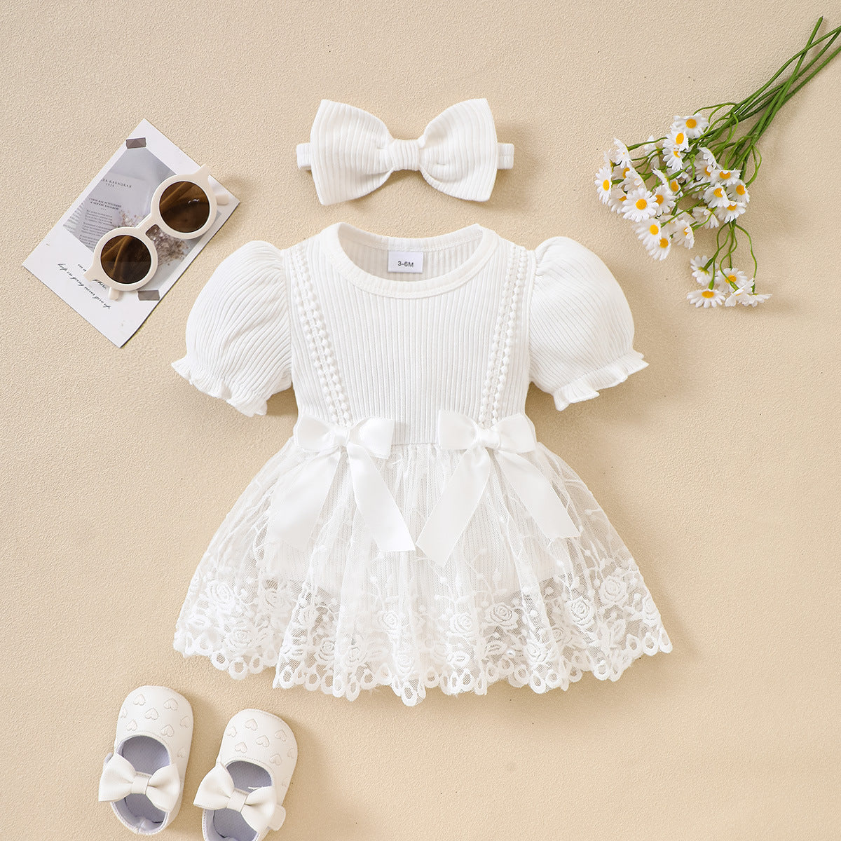 Infant Toddler Romper Summer Sunken Stripe Solid Color Bud Short Jumpsuit, Climbing Suit