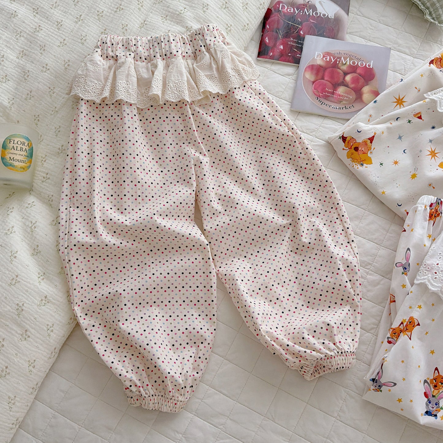 Children's Cotton Digital Printing Waist Plus Super Children's Pants