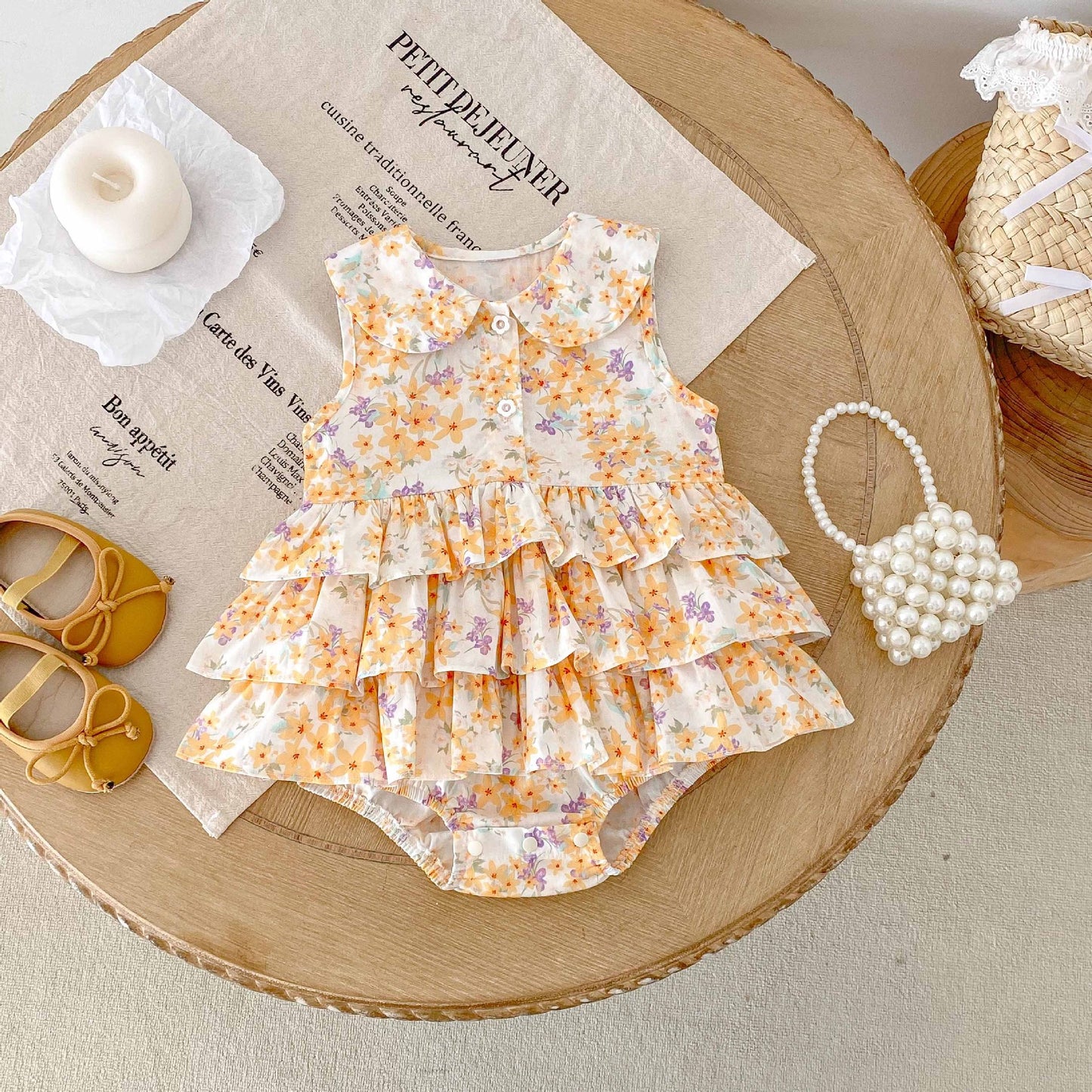 Sling Gown Fresh Thin Sleeveless Princess Jumpsuit, Climbing Suit