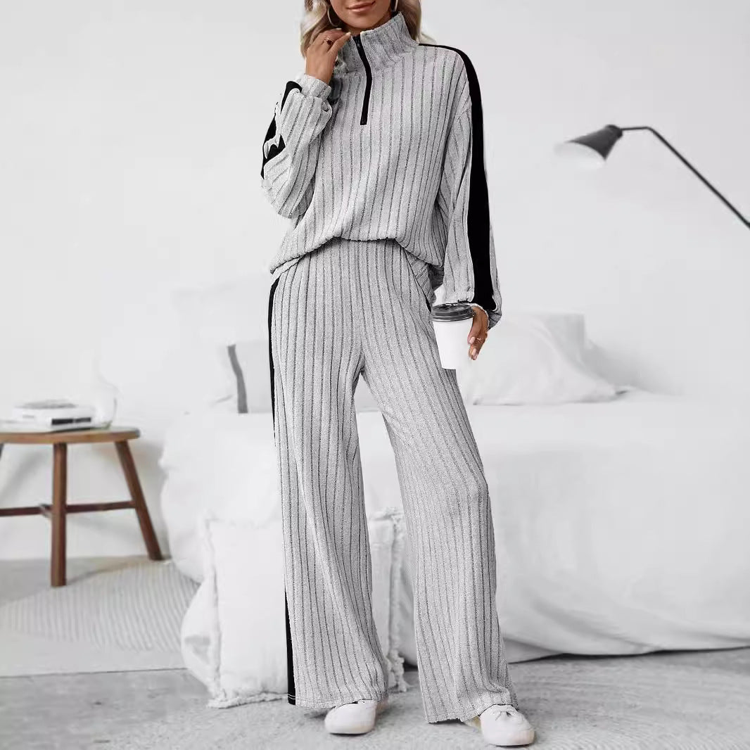 Women's European Goods Large Autumn Design Two-piece Fashion Casual Suit