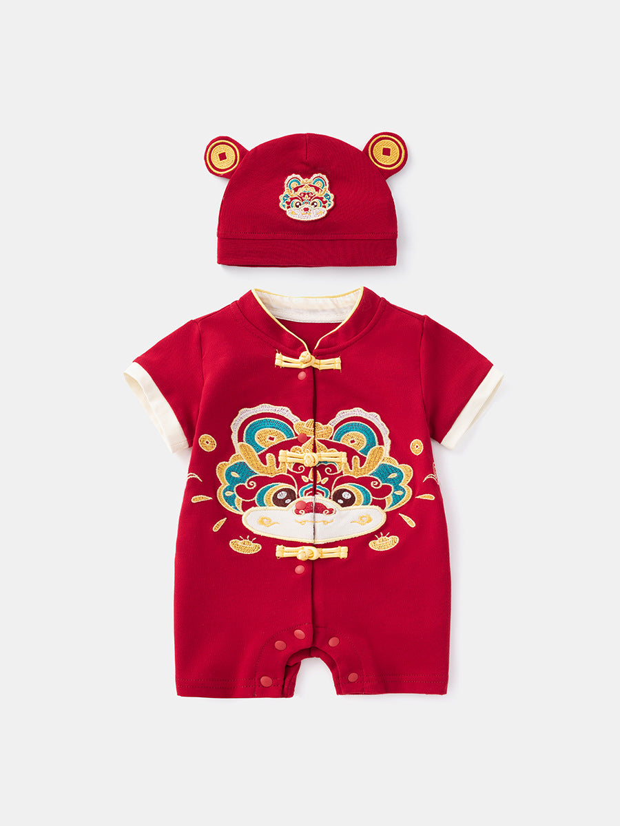 Summer Jumpsuit Hundred Days Banquet Centennial Year Jumpsuit, Climbing Suit