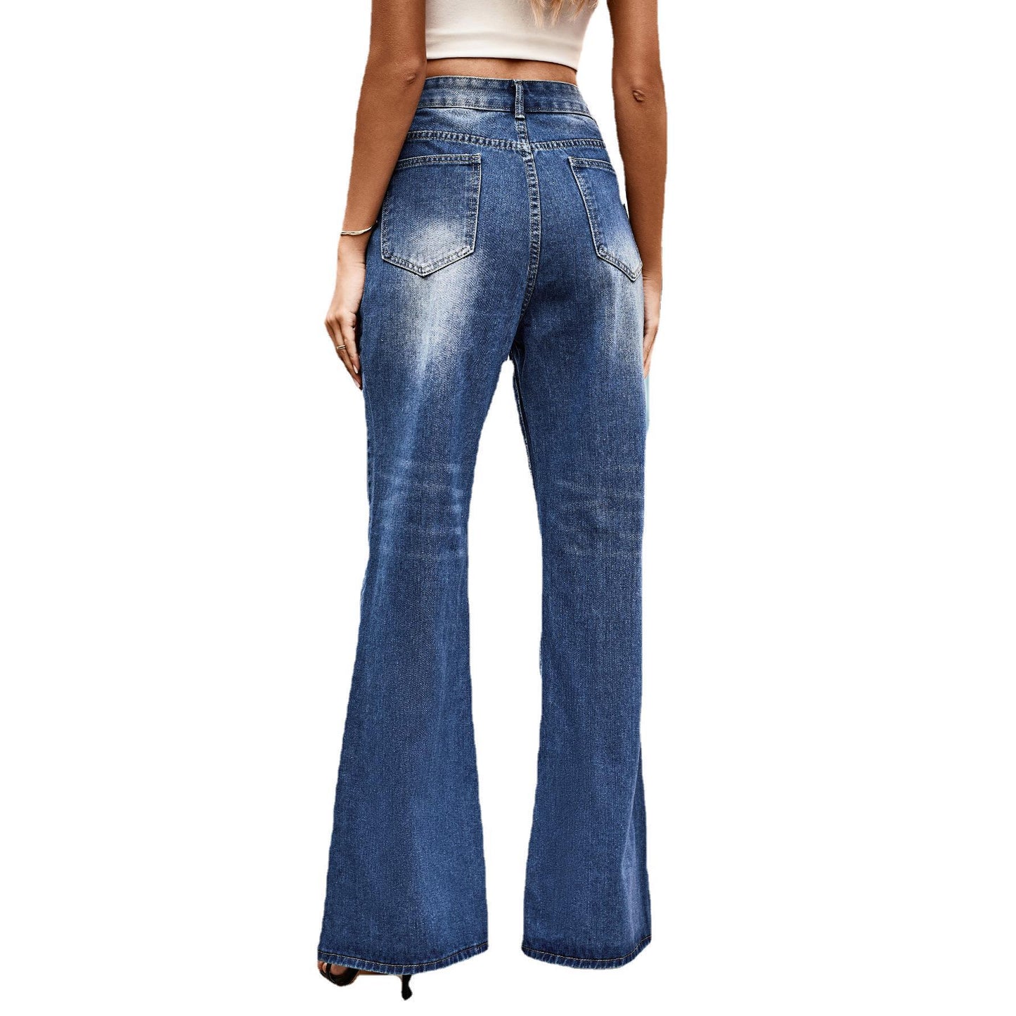 Beautiful Women's Washed Denim Casual For Pants