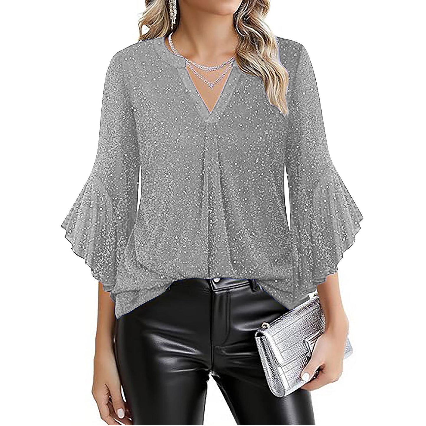 Women's Sier String Mesh Loose Summer Colors Tops