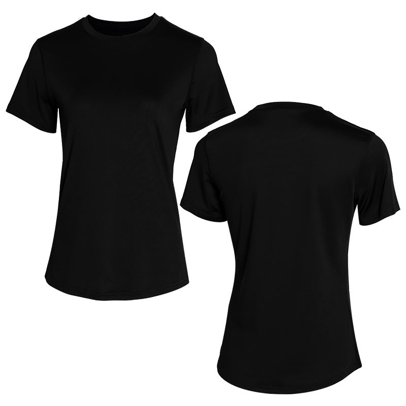 Women's Solid Color Sleeve Summer Slim Fit Women's T-shirt