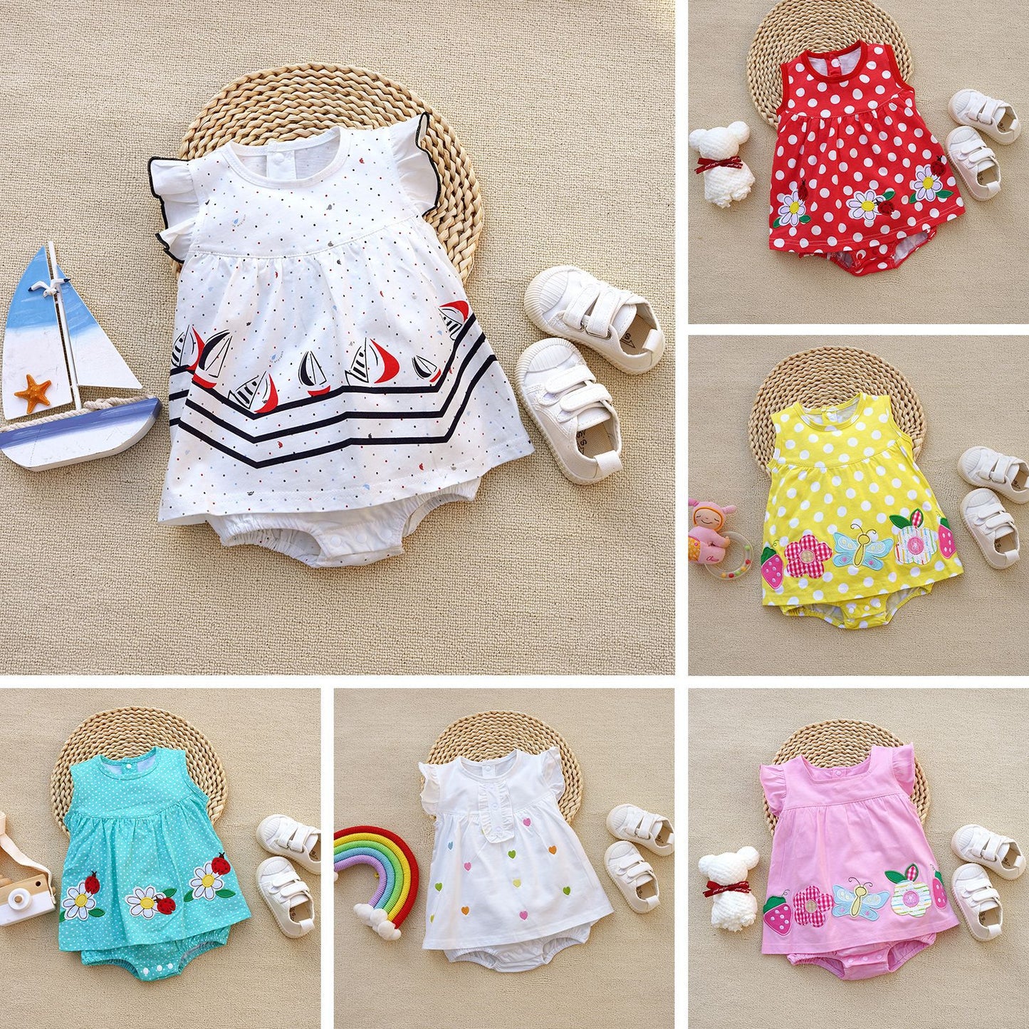 Butterfly Flower Whale Other Princess Dress Jumpsuit Four Jumpsuit, Climbing Suit