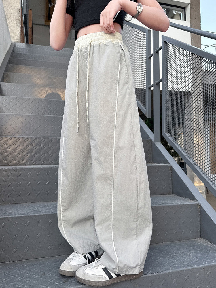 Women's & Children's Trousers Summer Thin Wear Track Loose Straight Children's Pants