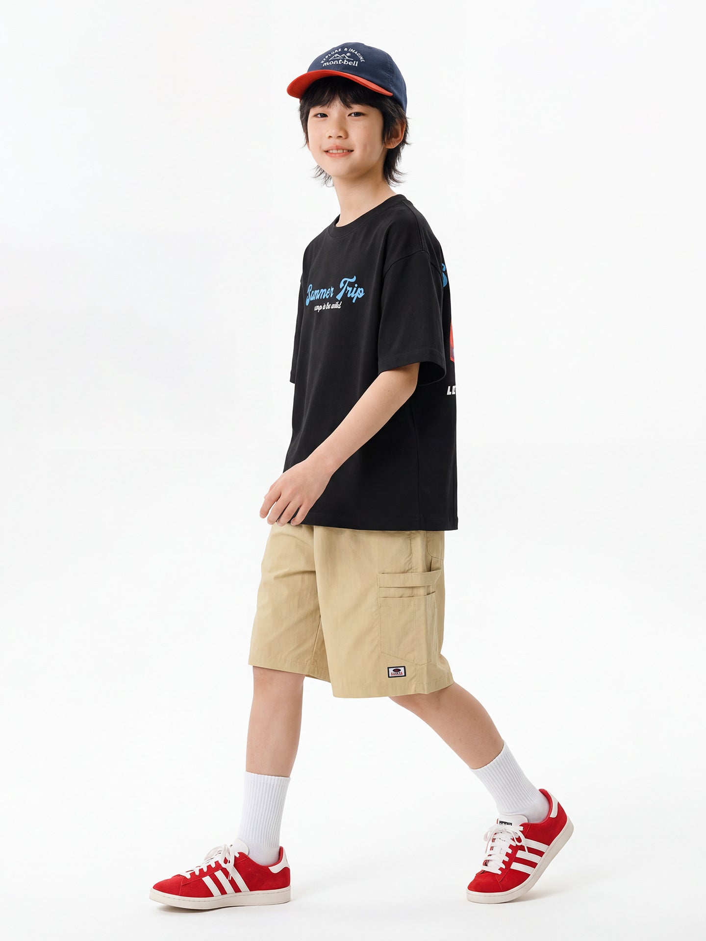 Children's Summer Boys Fifth Shorts Medium Big Style Thin Children's Pants