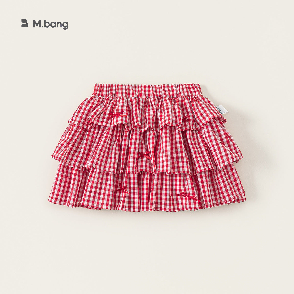 Children's Sleeve Plaid Elements Sisters Outfit Stitching Lace Children's T-shirt