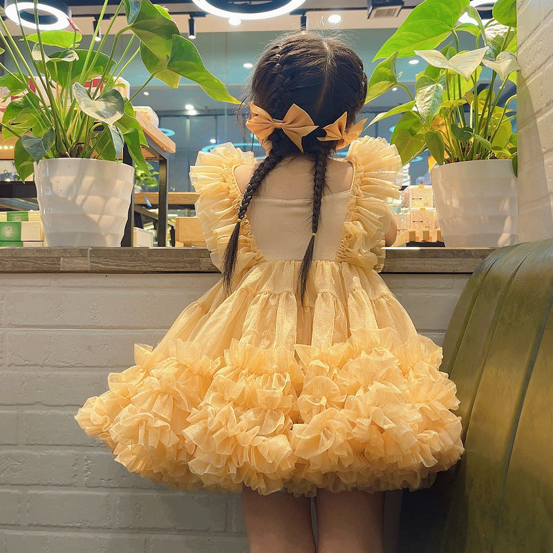 Children's Pop Skirt Lolita Princess Pettiskirt British Children's Dress