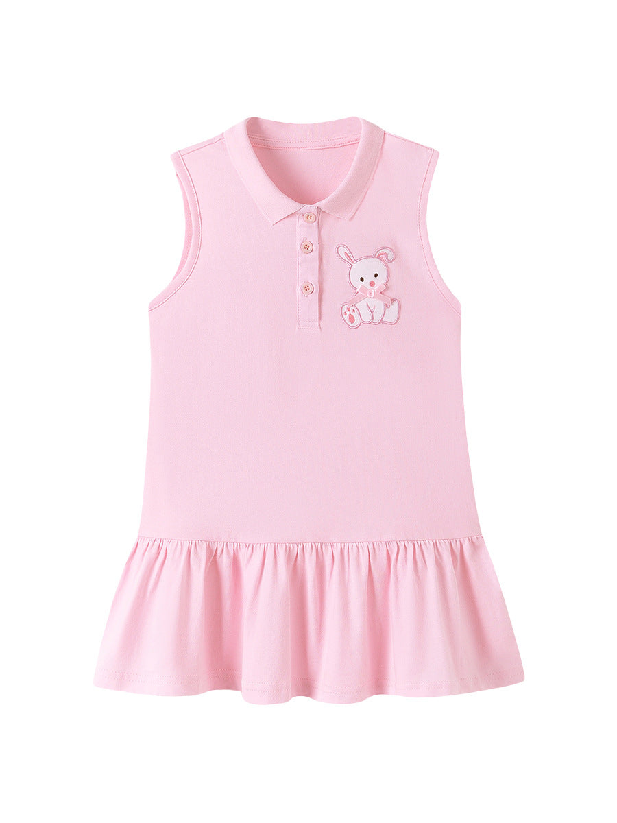 Children's Summer Sleeveless Vest Sweet Cute Shirt Children's Dress