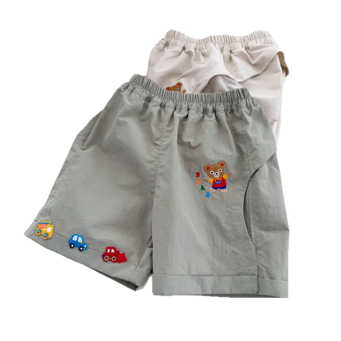 Short Summer Cartoon Bao Park Patch Small Children's Pants