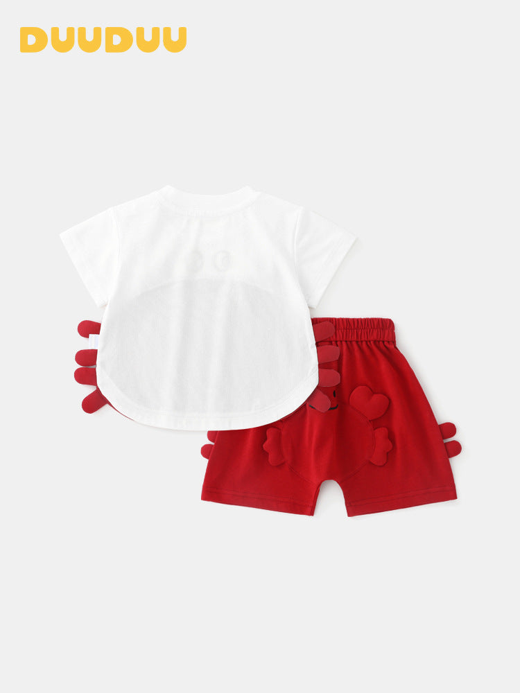 Children's Korean Style Small Clothing Clothes Summer Two-piece Children's Suit