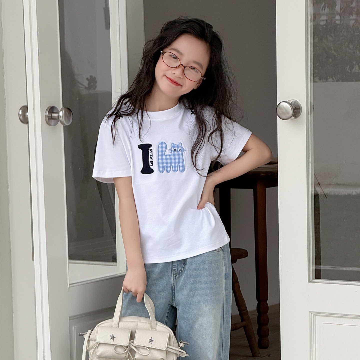 Children's Summer Clothing Older Korean Style Fashionable Top Children's T-shirt