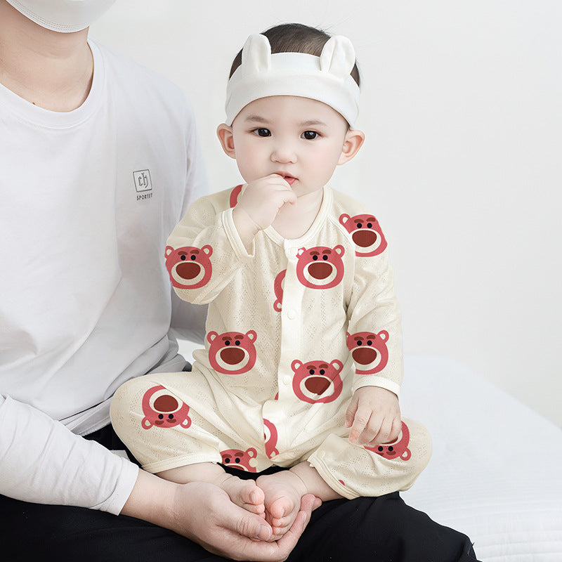 Women's & Men's Babies Summer Thin Jumpsuits Air Conditioning Jumpsuit, Climbing Suit