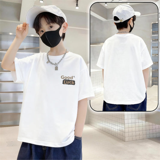 Children's Summer Clothing Loose Western Style Shirt Children's T-shirt