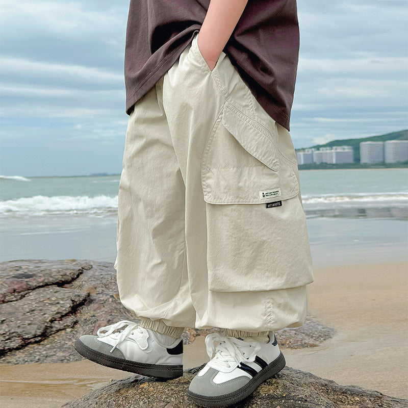 Tale Memory Boy Summer Clothing Anti Mosquito Breathable Boy's Children's Pants