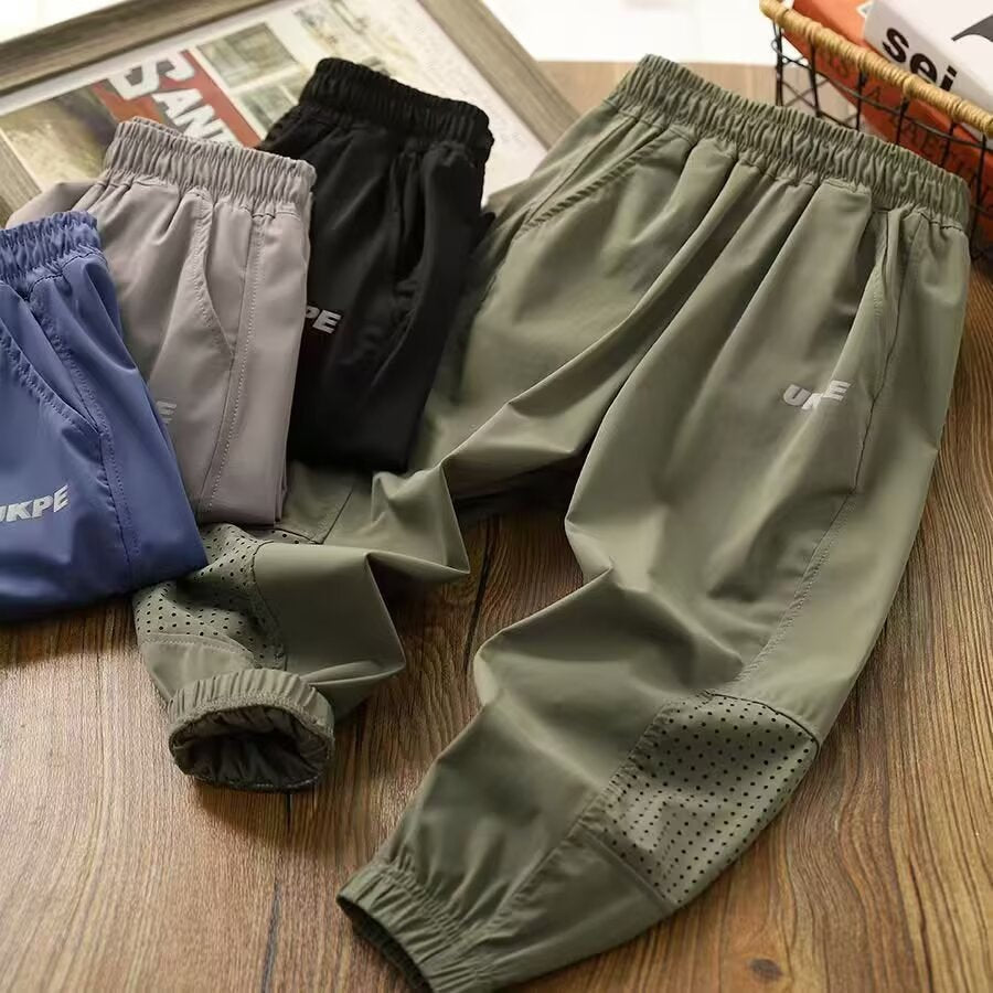 Children's Stretch Sports Middle Big Anti Mosquito Air Children's Pants