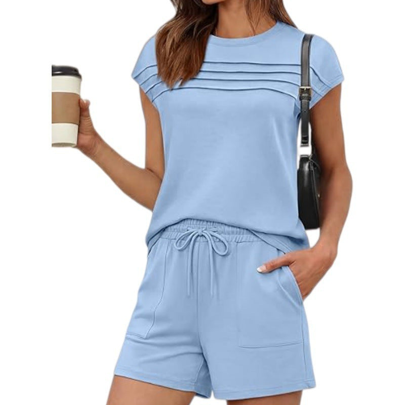 Women's Summer Stripes Solid Color For Tops