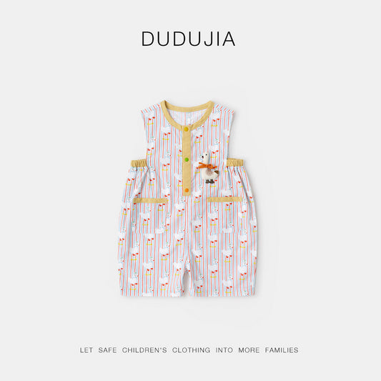 Children's Jumpsuits Shorts Clothes For Babies Thin Children's Pants