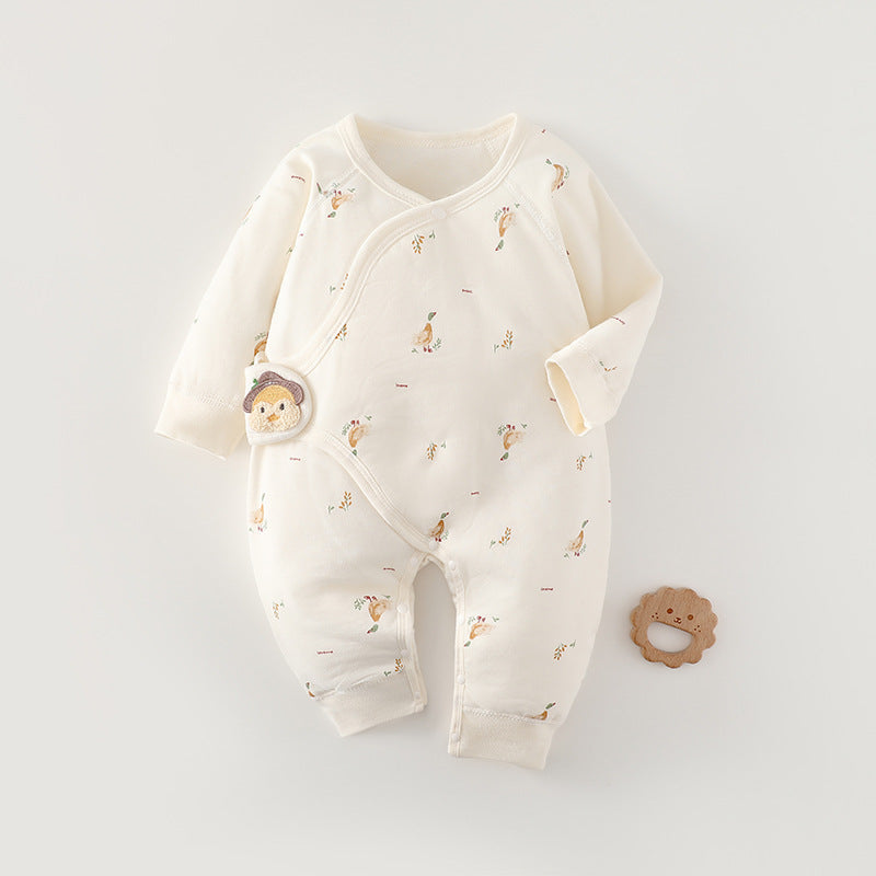 Rompers Quilted Seamless Romper Born Clothes Jumpsuit, Climbing Suit