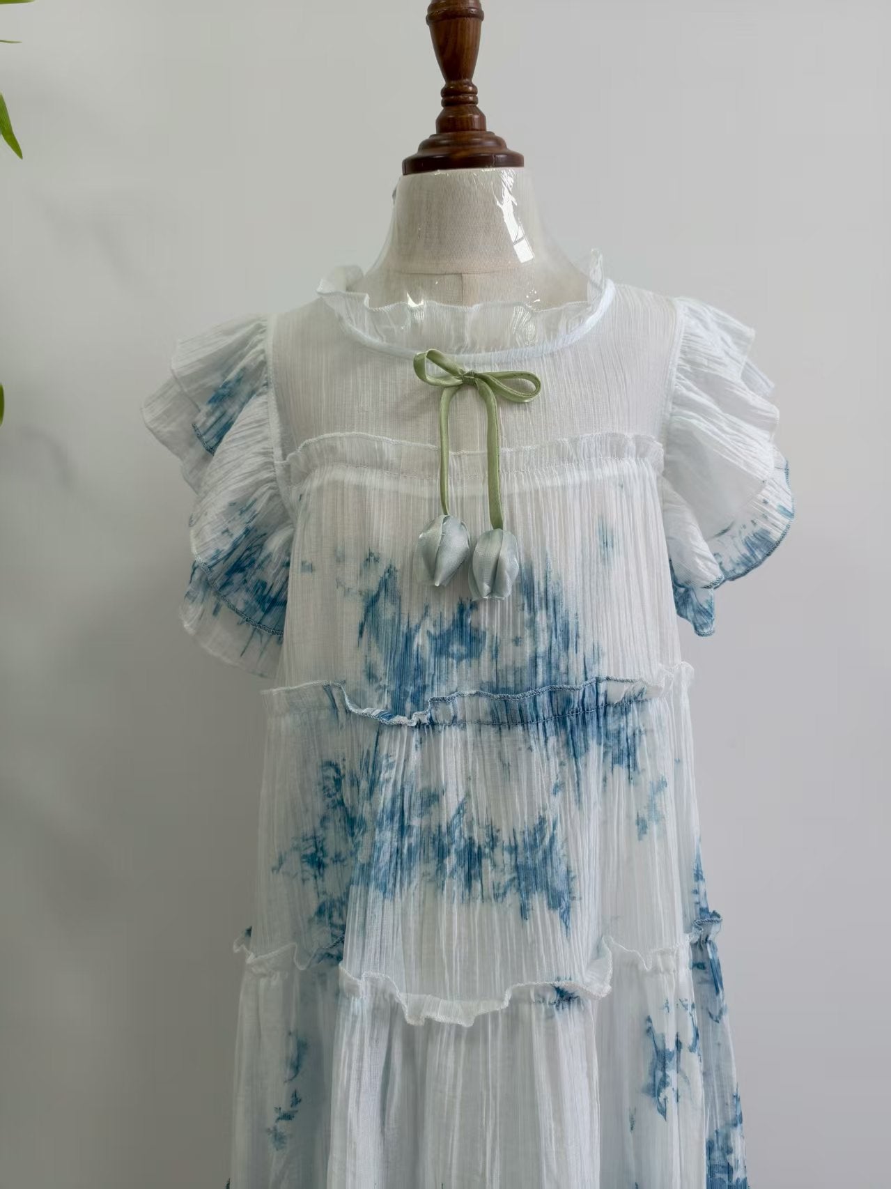 Children's Yunnan Dali Clothing Summer Handmade Flying Children's Dress