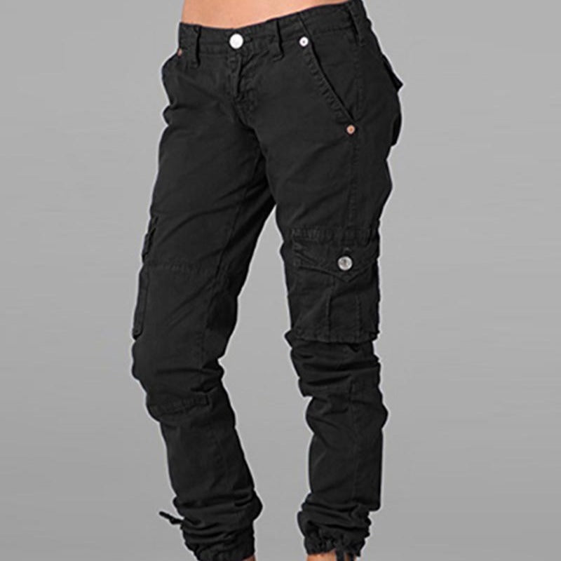 Trendy Casual Women's Tactical Sports Green Casual Pants