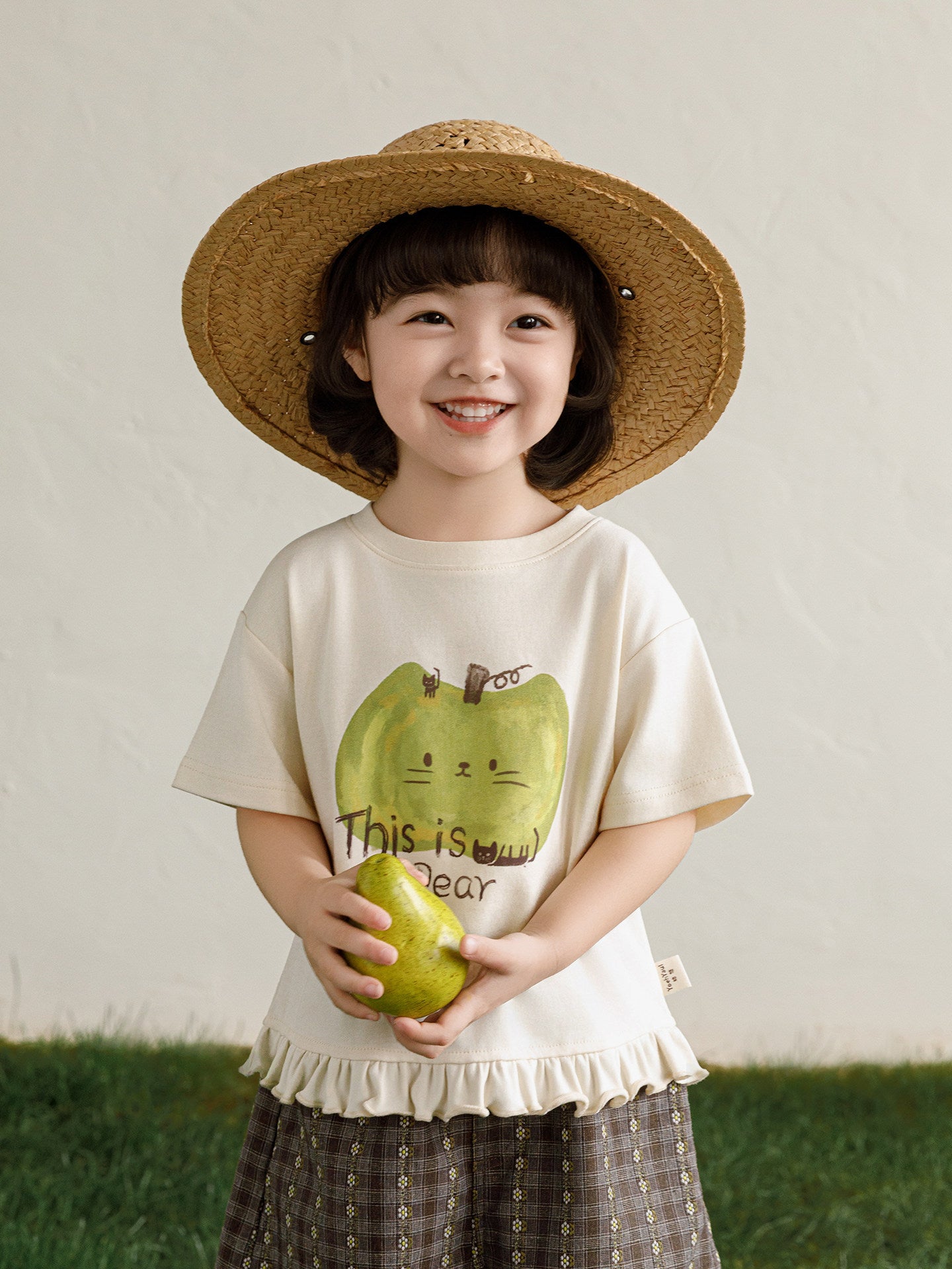 Children's Fashionable Short Sleeve Summer Cartoon Fruit Children's T-shirt