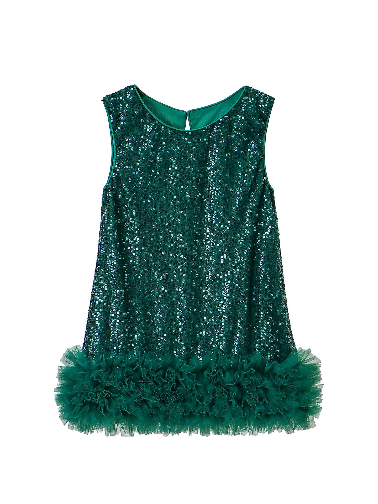 Children's Sequins Vest Skirt Spring Western Style Sleeveless Children's Dress