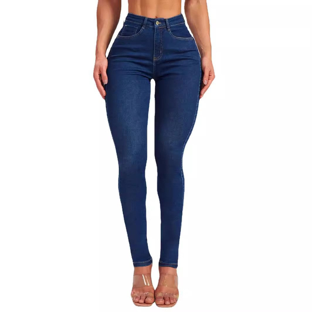 Women's Sheath Skinny Stretch High Waist For Women's Jeans