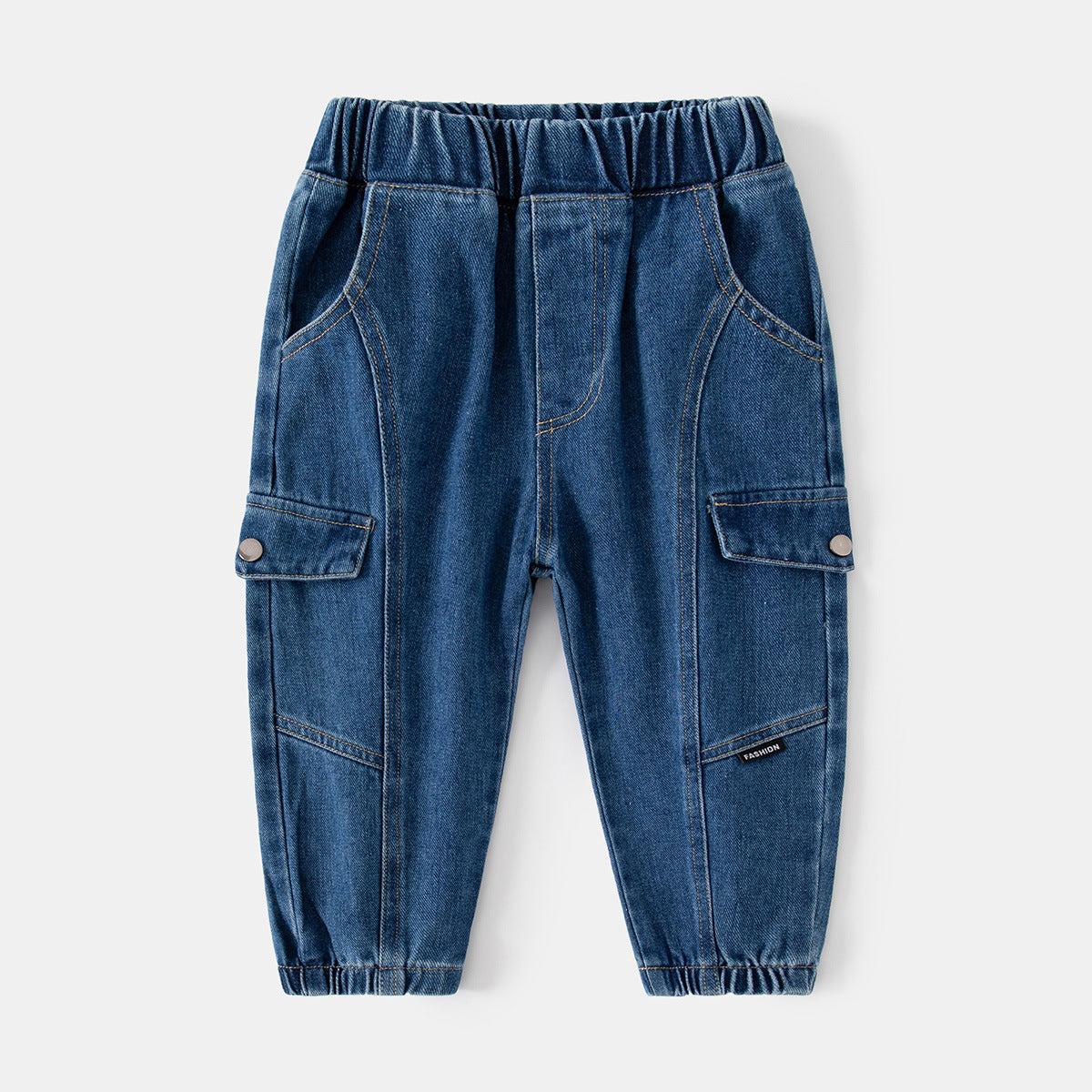 Jeans Trendy Fashion Western Style Handsome Cute Casual For Children's Pants