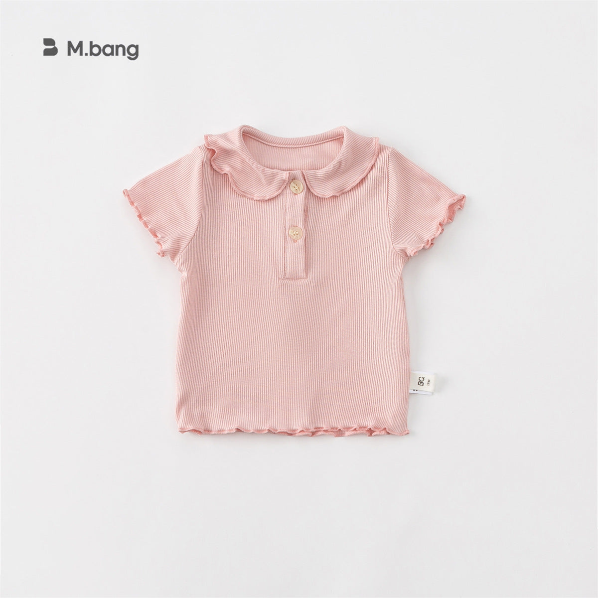 Children's Inner Wear Wooden Ear Top Doll Children's T-shirt