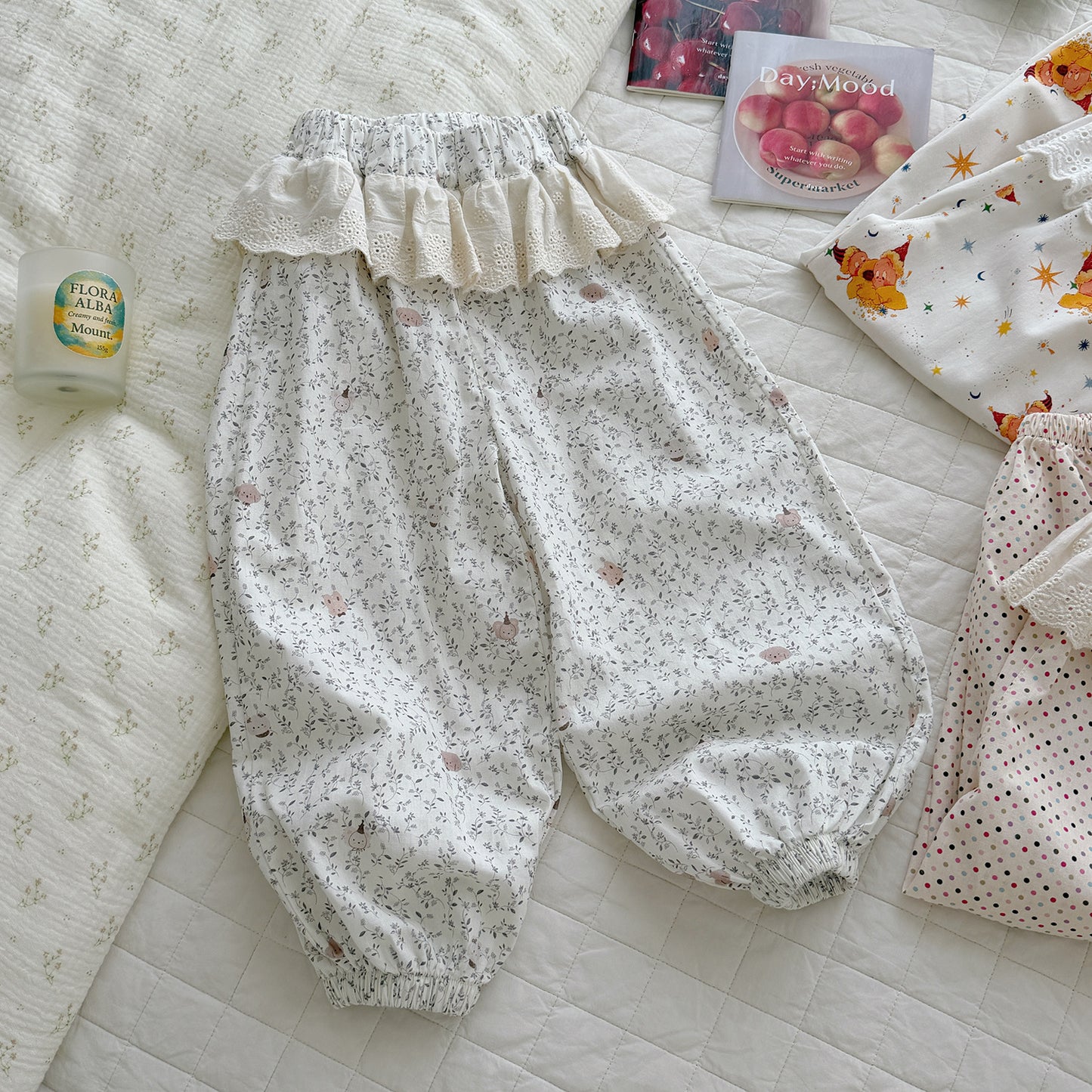 Children's Cotton Digital Printing Waist Plus Super Children's Pants