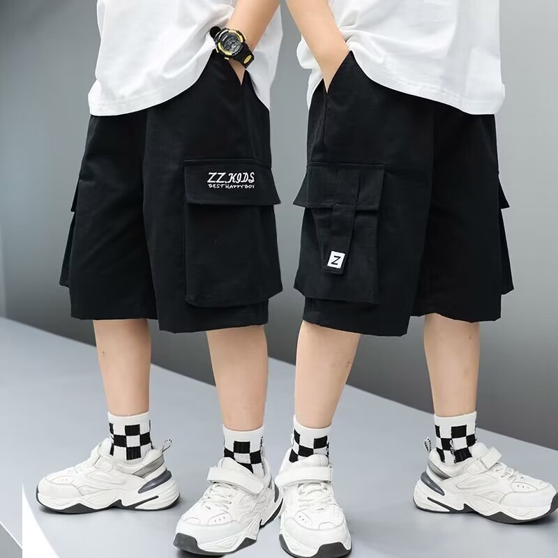 Children's Shorts Thin Fifth Clothes Fashion Middle Big Outer Children's Pants